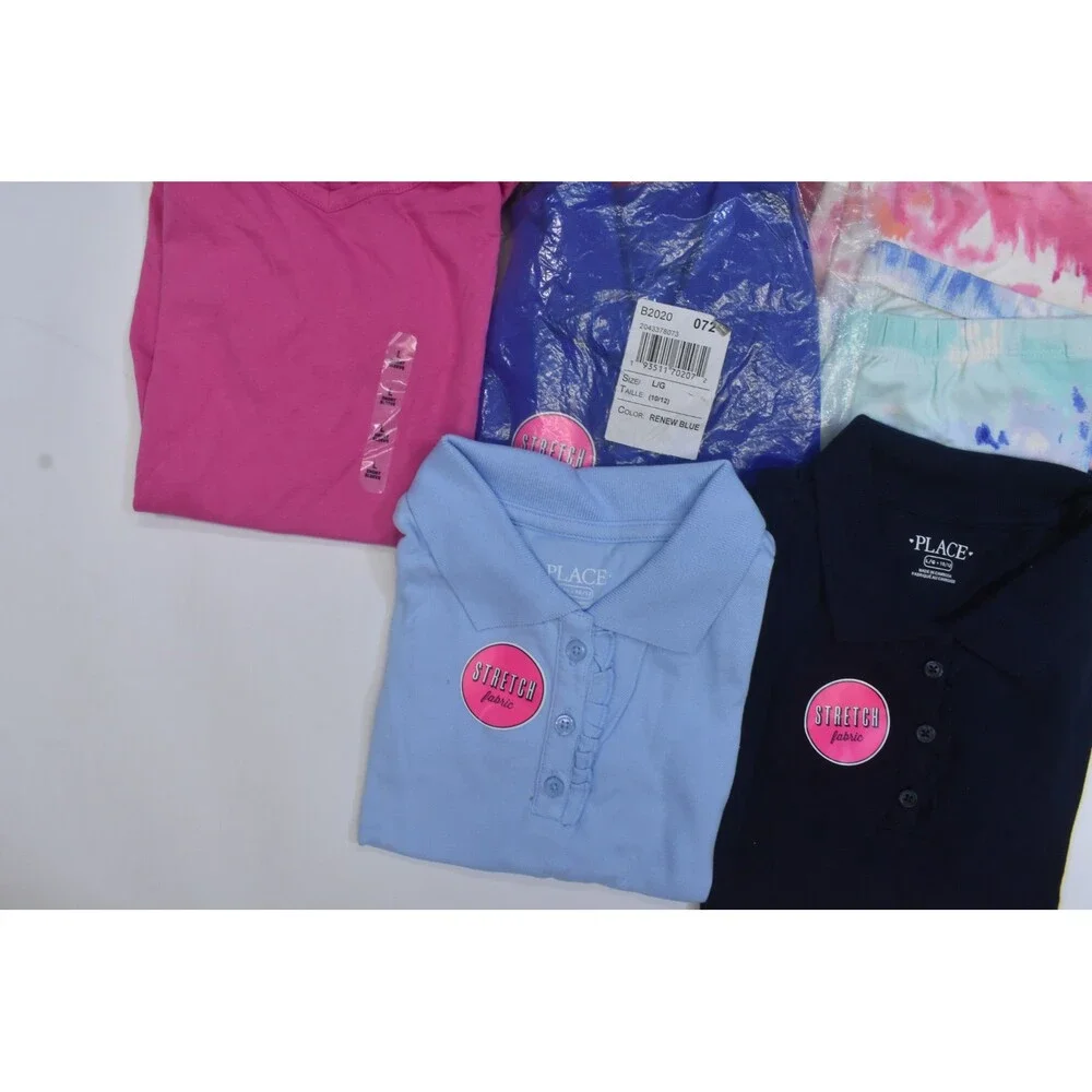 The Childrens Place Lot Of 12 Girls Size Large 10/12 Mixed Season Tops Bottoms
